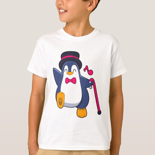 T-shirt Pingouin en Groom avec Cravate (Devant)