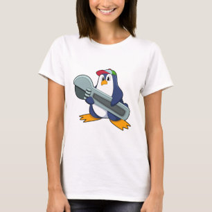 T-shirt Pingouin en mécanique avec outil