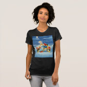 T-shirt Pingouin et rennes (Devant entier)