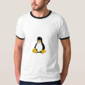 T-SHIRT PINGOUIN FÂCHÉ DE LINUX TUX (Devant)