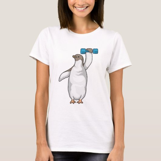 T-shirt Pingouin Fitness Dumbbell (Devant)