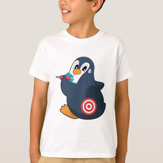 T-shirt Pingouin fléchettes fléchettes (Devant)