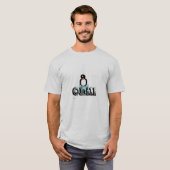 T-shirt pingouin, froid (Devant entier)