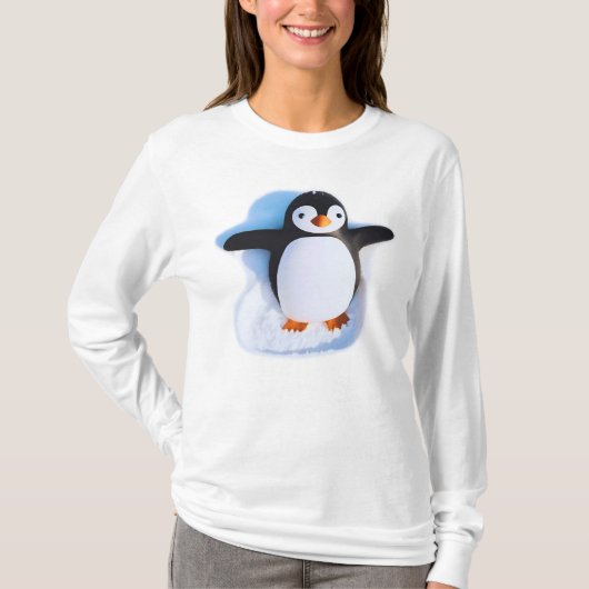 T-shirt Pingouin mignon (Devant)