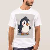 T-shirt pingouin mignon (Devant)