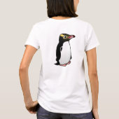 T-shirt Pingouin mignon aux yeux jaunes (Dos)