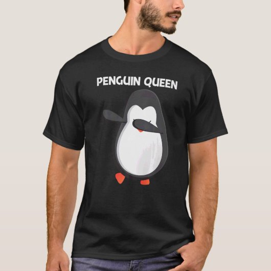 T-shirt Pingouin mignon pour les femmes maman Antarctique  (Devant)