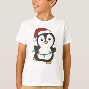T-shirt Pingouin Noël Animaux d'hiver Pingouines de vacanc