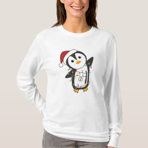 T-shirt Pingouin Noël Neige Animaux d'hiver Pingouins