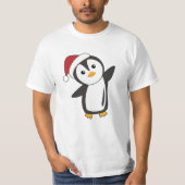T-shirt Pingouin Noël Neige Animaux d'hiver Pingouins (Devant)