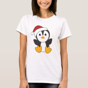 T-shirt Pingouin Noël Neige Animaux d'hiver Pingouins