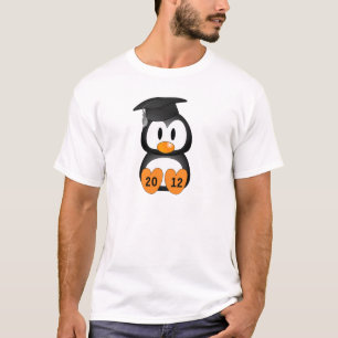 T-shirt Pingouin personnalisable d'obtention du diplôme