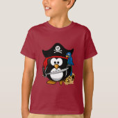 T-shirt Pingouin Pirate mignon (Devant)