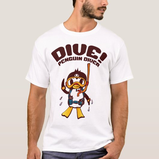 T-shirt Pingouin plongeur (Devant)