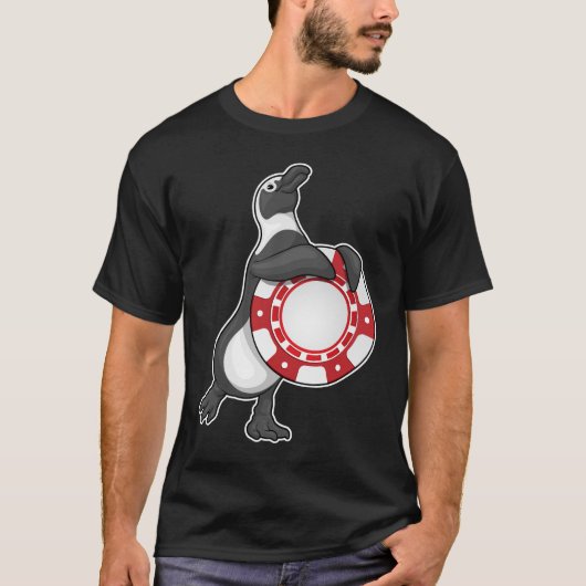 T-shirt Pingouin Poker jetons (Devant)