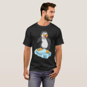 T-shirt Pingouin sur glace floc (Devant entier)