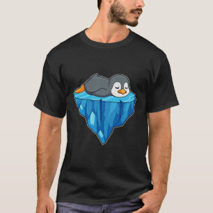 T-shirt Pingouin sur glace floc