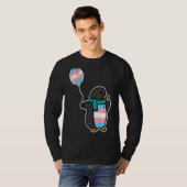 T-shirt Pingouin Transgenre Trans Pride Stuff Drapeau Tran (Devant entier)
