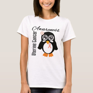 T-shirt Pingouin utérin de conscience de Cancer