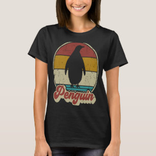 T-shirt Pingouin Vintage Rétro Pour Hommes Femmes Enfants