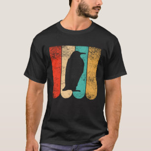 T-shirt Pingouin vintage Retro Sunset Animal Penguin