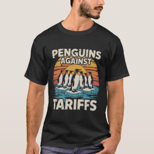 T-shirt Pingouins amusants contre les tarifs Tarifs Anti T