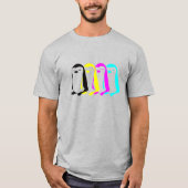 T-shirt Pingouins CMYK (Devant)