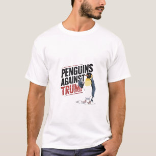 T-shirt Pingouins contre Trump Anti Trump USA