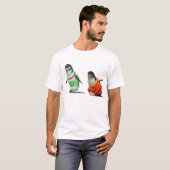 T-shirt Pingouins dans des chandails (Devant entier)