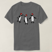 T-shirt Pingouins de Noël (Design devant)