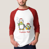 T-shirt Pingouins de Noël (Devant)