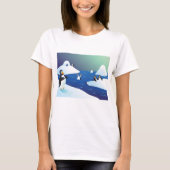 T-shirt Pingouins Et Glace (Devant)