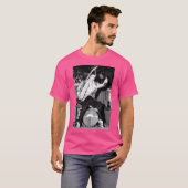 T-shirt Pingouins Marchant À Travers Les Champs De Neige D (Devant entier)