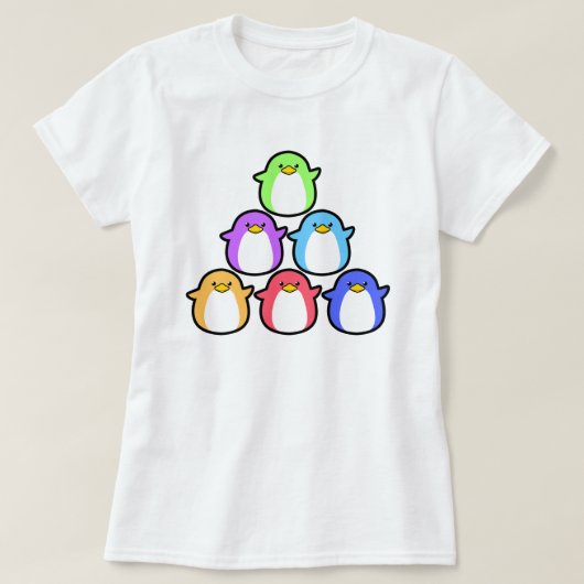 T-shirt Pingouins mignons (Design devant)