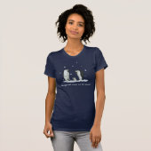 T-shirt Pingouins (pièce en t foncée) (Devant entier)