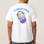 T-SHIRT PINGUINS - ÉQUIPE DE BOWLING (Dos)