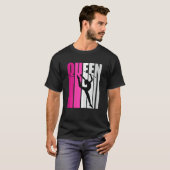 T-shirt Pink Baton Twirling Gymnast Queen Gymnastics Daugh (Devant entier)