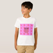 T-shirt Pink Bird Cake Art Imprimer (Devant entier)