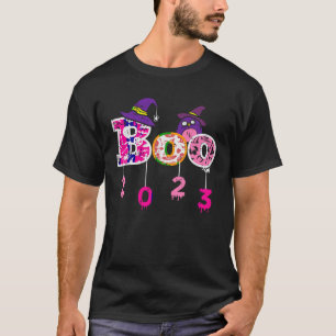 T-shirt Pink Boo 2023 Spider WItch Casquette mignon Hallow