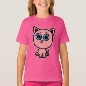 T-shirt Pink Chibi Kitty (Devant)