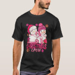 T-shirt Pink Christmas Crew Snowman Avec Sucre de canne Xm<br><div class="desc">Pink Christmas Crew Snowman Avec Sucre de canne Noël Sweatshirt de vacances</div>