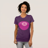 T-shirt Pink Eighball (Devant entier)