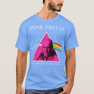 T-shirt Pink Freud Dark Side De Votre Maman
