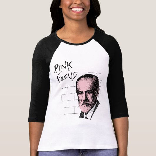 T-shirt Pink Freud Sigmund Freud (Devant)