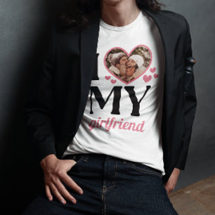 T-shirt Pink I Heart My Girfriend Ajouter photo