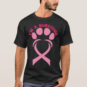 T-shirt Pink I'm A Survivor Sensibilisation au cancer du s