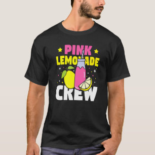 T-shirt Pink Lemonade Crew Lemon Juice Boss