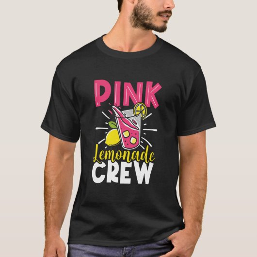 T-shirt Pink Lemonade Crew Lemon Juice Boss 1 (Devant)