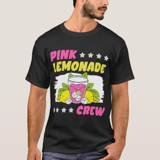 T-shirt Pink Lemonade Crew Lemon Juice Boss 13 (Devant)