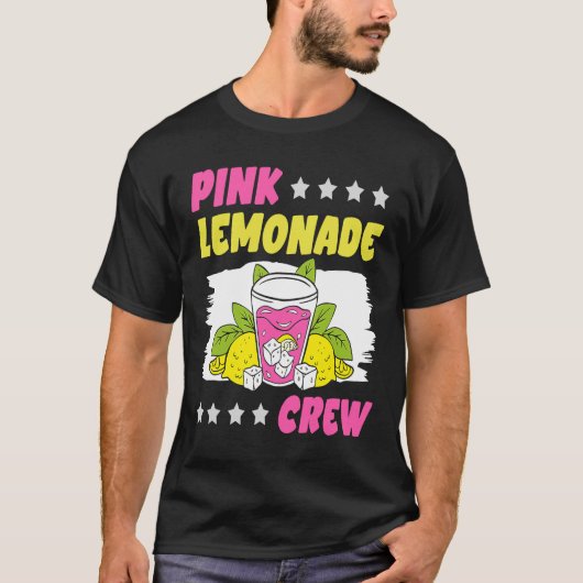 T-shirt Pink Lemonade Crew Lemon Juice Boss 13 (Devant)